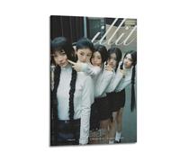 szzmyo ILLIT Poster Super Real Me - Impression sur toile moderne et esthétique - Décoration pour chambre à coucher, salon - 20 x 30 cm - Style cadre