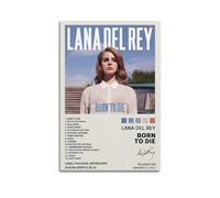 Szzmyo Impression sur toile Born to Die Del Rey de Lana, décoration pour chambre à coucher et salon, 30 x 45 cm, sans cadre