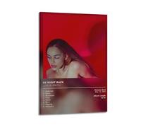 szzmyo Jorja Smith Poster décoratif sur toile « Be Right Back » - Décoration moderne et esthétique - Pour chambre à coucher, salon - 20 x 30 cm - Style cadre