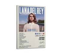 szzmyo Lana Posters Born To Die Del Rey Poster décoratif sur toile moderne et esthétique pour chambre à coucher, salon - 40 x 60 cm - Style cadre