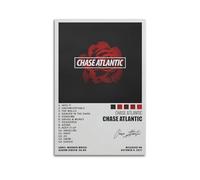 Szzmyo Poster d'album Chase Atlantic - Peinture décorative moderne et esthétique sur toile - 50 x 75 cm - Sans cadre