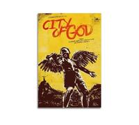 szzmyo Poster du film Cité de Dieu, peinture moderne et esthétique, sur toile, poster de décoration pour chambre à coucher, salon, 30 x 45 cm, sans cadre