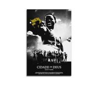 szzmyo Poster du film Cité de Dieu, peinture moderne et esthétique, sur toile, poster de décoration pour chambre à coucher, salon, 30 x 45 cm, sans cadre