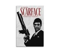 szzmyo Poster du film Scarface - Impression sur toile moderne et esthétique - Pour chambre à coucher, salon - 40 x 60 cm - Sans cadre