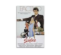 Szzmyo Poster du film Scarface - Impression sur toile moderne et esthétique - Pour chambre à coucher, salon - 30 x 45 cm - Sans cadre