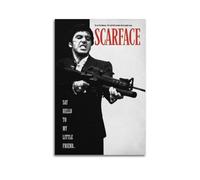 Szzmyo Poster du film Scarface - Impression sur toile moderne et esthétique - Pour chambre à coucher, salon - 20 x 30 cm - Sans cadre