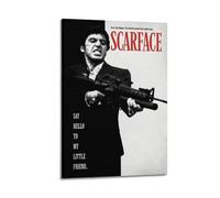 szzmyo Poster du film Scarface - Impression sur toile moderne et esthétique - Pour chambre à coucher, salon - 30 x 45 cm - Style cadre