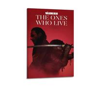 szzmyo Poster The Walking Dead The Ones Who Live sur toile moderne et esthétique - Pour chambre à coucher, salon - 30 x 45 cm - Style cadre