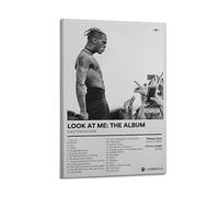 Szzmyo Xxxtentacion Poster de l'album Look at Me The Album - Impression sur toile moderne et esthétique - Pour chambre à coucher, salon, salle de classe, bureau - 30 x 45 cm - Style cadre