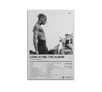 Szzmyo Xxxtentacion Poster de l'album Look at Me The Album - Impression sur toile moderne et esthétique - Pour chambre à coucher, salon - 30 x 45 cm - Sans cadre