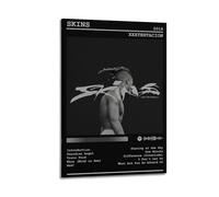 Szzmyo Xxxtentacion Poster décoratif sur toile pour chambre à coucher, salon - Impression sur toile moderne et esthétique - Motif peau de peau - 30 x 45 cm - Style cadre