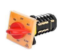 T-16EXF64D-6 Commutateur rotatif Commutateur à came 500V 25A 8 positions Commutateur inverseur pour fraiseuse, changer de source d'alimentation