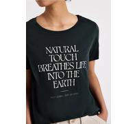 Street One Femme T-shirt avec art wording in Vert, in size: 34