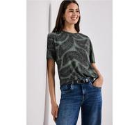 Street One T-Shirt au Look dévoré Deep Bound Green 36
