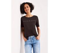 Street One T-Shirt avec Pierres précieuses Espresso Brown 34