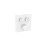 T-3000 square mitigeur thermostatique encastré b-d blanc mat - ROCA A5A2I09B00