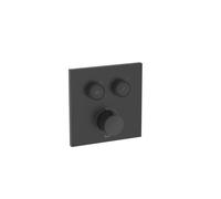T-3000 square mitigeur thermostatique encastré b-d noir mat - ROCA A5A2I09NB0