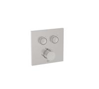 T-3000 square mitigeur thermostatique encastré b-d pvd acier inoxydable - ROCA A5A2I09SM0