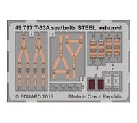 T-33a Seatbelts Steel Für Great Wal. - 1:48e - Eduard Accessories