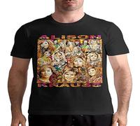 T-33B Alison Krauss Shirt Summer Leisure Unisex O-Neck 100% Cotton Short-Sleeve T-Shirts Black S
