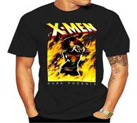 T-33B Jean Grey Dark Phoenix Xmen Comics Retro Unisex 100% Cotton Short-Sleeve T-Shirts Black M