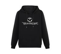 T-33B Tomorrowland Hoody Unisex Ptinted Hoodies Long Sleeve Men's Hooded with Pocket Black L