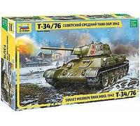 T-34/76 Mod.1942 Char Moyen Soviétique Maquette Plastique 1:35 ZVEZDA