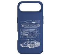 T-34 76 Russe WW2 Tank Blueprints Coque pour iPhone Air