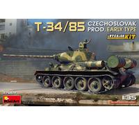 MiniArt Maquette Char T-34/85 (production tchécoslovaque, type précoce) Kit intérieur 1:35 37069