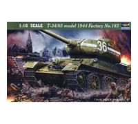 T-34/85 Modèle 1944 Usine 183 Au 1/16 Par Trumpeter : Char Soviétique Emblématiq