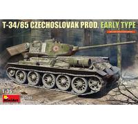 T-34/85 Tchécoslovaque Prod. Early Modèl Réservoir 1:3 5 Plastique Model Kit