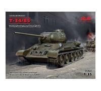 ICM Maquette char T-34-85 – Char moyen soviétique Seconde Guerre mondiale – 1/35 – 35367