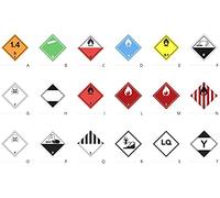 T: 500 Etiquette Quantité Limitée LQY11 Etiquette ADR transport international- Pictogramme Symbole de Danger 100 x 100 mm étiquette ONU Placardage Matière Marchandise Dangereuse