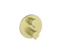 T-500 mitig therm encastré 1 voie 1/2” installer avec rocabox pvd or brossé - ROCA A5A2P18VA0