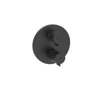 T-500 mitig thermostatique encastré 1 voie 1/2” installer avec rocabox noirmat - ROCA A5A2P18NB0