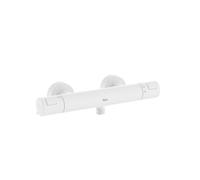 T-500 mitigeur douche thermostatique mural avec régulateur de débit blc mat - ROCA A5A2E18B00