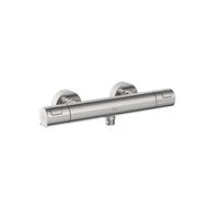 T-500 mitigeur douche thermostatique mural avec régulateur de débit pvd acier - ROCA A5A2E18SM0