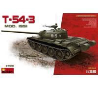 T-54-3 Char Moyen Soviétique Mod 1951 Kit En Plastique 1:35 Modèle MINIART