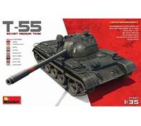 T-55 Soviet Medium Tank - 1:35e - Miniart