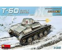 T-60 Early Series Soviet Lumière Réservoir - Intérieur Kit 1:3 5 Plastique Model