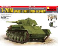 T-70 Char Léger Soviétique Avec Équipage Kit En Plastique 1:35 Modèle MINIART