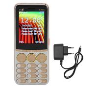 T 758 Gsm TéLéPhone Portable DéBloqué éCran 2,8 Pouces Batterie 3200 Mah Gros Bouton TéLéPhone Portable Haut Volume Pour Personnes âGéEs 100-240 V Or Prise Ue