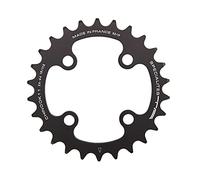 T.A. Specialites Chinook 104/64pcd 4 Bras Plateau 10/11 Vitesses Unisexe, Noir, 22T Inner