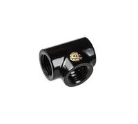 Bitspower t-adapter 3 x iG 1/4 Zoll - Matt Black