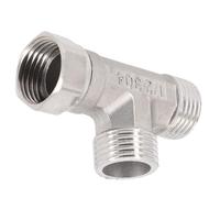 T-Adapter Valve 3 Way Diverter Valve T Shape Converter For Diverter Bath Tet/Bidet Sprayer Shower Head/G1/2 Pipe Fittings,1pc