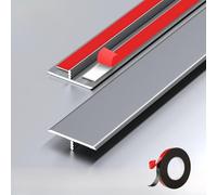T-Barre De Seuil Aluminium Adhésive - Profil De Transition Sol Universel - Couvre Joint for Séparation De Pièces Parquet/Carrelage - 2.7m Esthétique(Gold,3pcs*90 * 2cm)