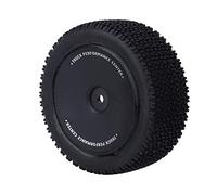 T best 2pcs RC Pneus, 1/14 Échelle RC Pneu Arrière Pneu de Rechange Pneu de Rechange Pièces de Rechange RC Modification Accessoires pour Wltoys 144001 1/14 RC Voiture (Noir)