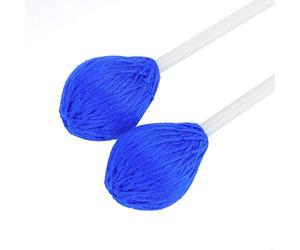 T-best Érable Maillets Fil Doux Tête Clavier pour Marimbas avec poignées en Fibre de Verre pour Les débutants 1 Paire