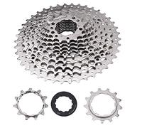 T best Roue Libre de vélo, 9/10/11/12 Speed 32/36/42/46T Accessoires de Remplacement de pignon de Cassette de Roue Libre de vélo de Route(11S 11-42T)