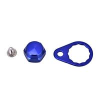 T-best Vis Écrou Capuchon Roulement Coque pour Moulinet de pêche Gauche/Droite Poignée Bouton de Plaque de Fermeture DIY Accessoire de pêche 4 Couleurs au Choix (Lot de 2), Blue-Left Hand